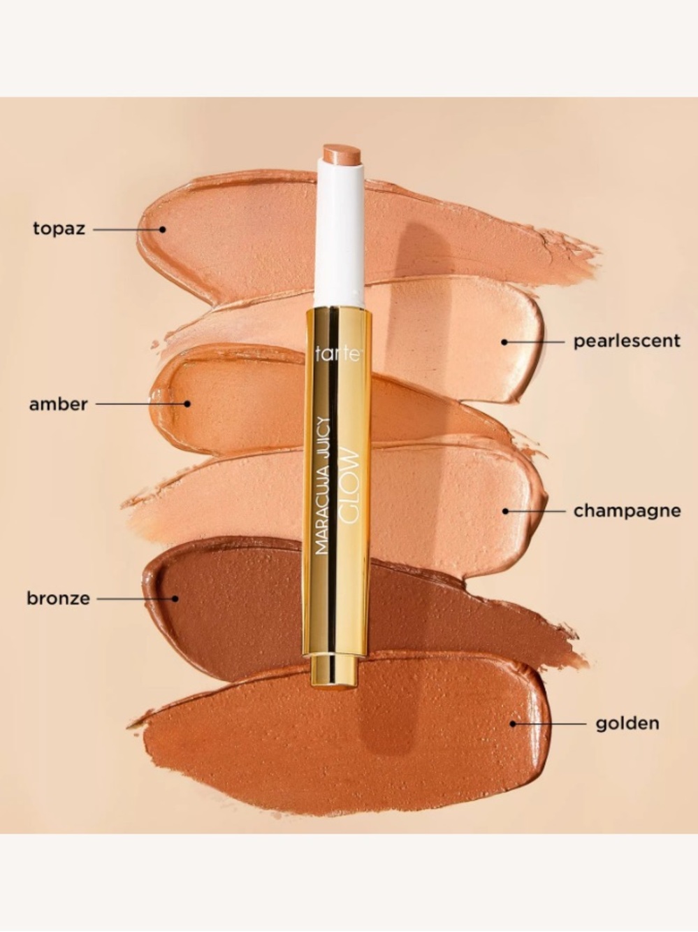 TARTE | “Champagne Glow” Maracuja Juicy Glow Highlighter NEW NWT NIB